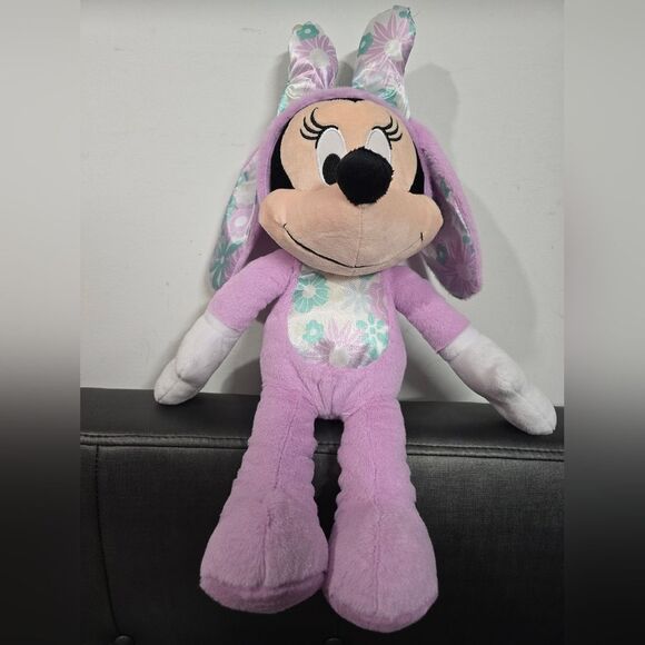 Officially Licensed Disney Minnie Mouse Easter Bunny Large Plush 17",  New - Picture 3 of 8